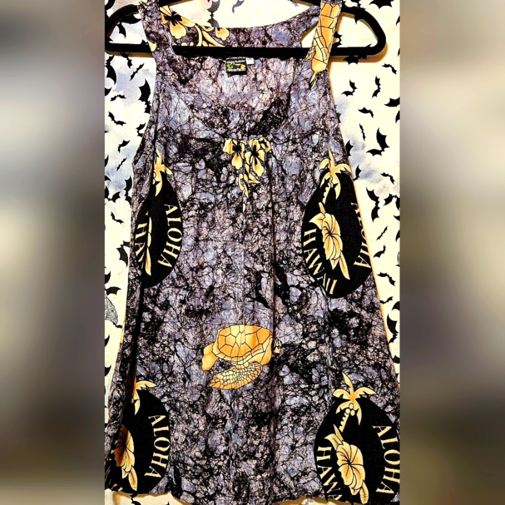 Aloha Fashion Women's Tank Blouse Hawaiian Fashion XXL